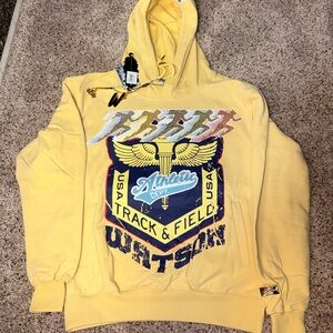 Yellow Graphic Hoodie